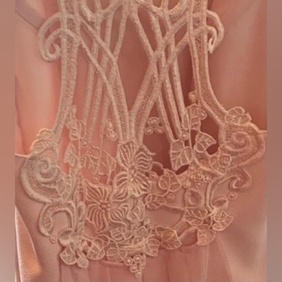 💕JOSEPH RIBKOFF SZ 6 BRIDESMAID-PROM-BALLGOWN BLUSH CHAMPAGNE PINK 💕 - Picture 4 of 9